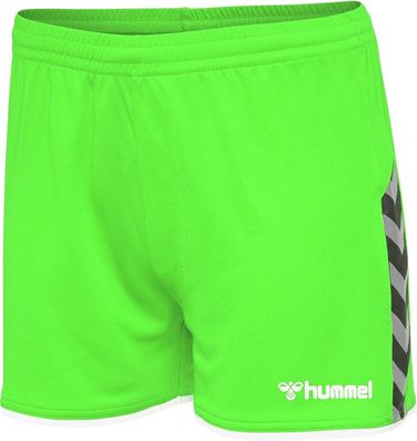 Hummel Damen Shorts Hmlauthentic Poly Shorts Woman Green Gecko-S