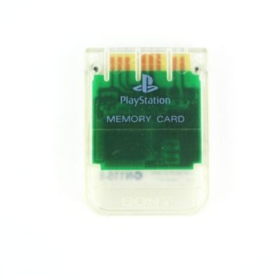 Original Playstation 1 - Ps1 - Psx Memory Card - Speicherkarte in Transparent mit 1Mb