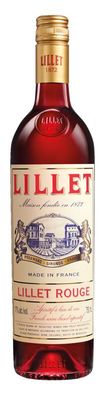Lillet Rouge - Wermut Aperitif 0,75l 17%vol.
