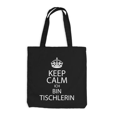 Jutebeutel KEEP CALM Tischlerin