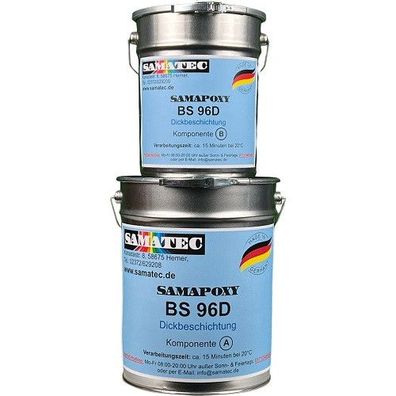 Dickbeschichtung Epoxid Bodenbeschichtung Garagenfarbe BS96d 30kg/12m² Betonfarbe