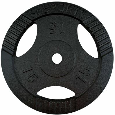 ScSPORTS® Hantelscheiben Set 30mm Gusseisen Gewichtsscheiben 0,5-20 kg Gewichte