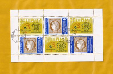 Bulgarien-Motivkleinbogen Briefmarkenarken auf Briefmarken Michel 3729