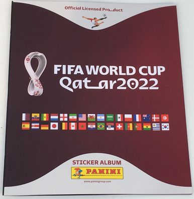 Panini FIFA World Cup Qatar WM 2022 Softcover Album Stickeralbum Sammelalbum NEU!