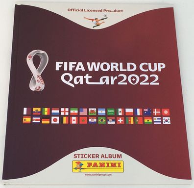 Panini FIFA World Cup Qatar WM 2022 Hardcover Album Stickeralbum Sammelalbum NEU!