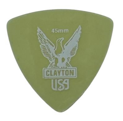 Clayton Ultem Gold - Triangle - 0,45 mm (1,6 oder 12 Stück) - Plektren