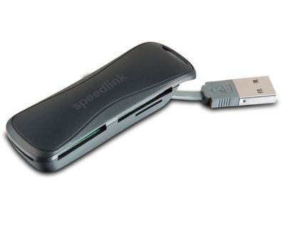 Speedlink CARREA USB 4in1 Card-Reader Adapter Kartenleser für PC Notebook etc
