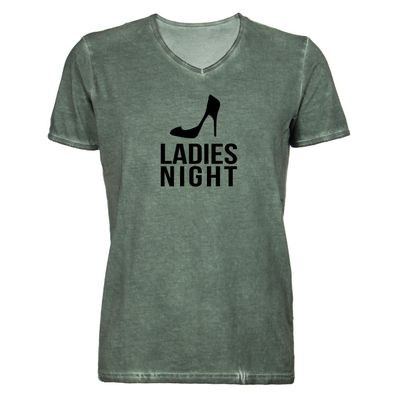 Herren T-Shirt V-Ausschnitt JGA Ladys Night