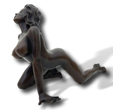 Bronzefigur Frau Erotik Akt Bronze Skulptur Figur Statue Antik-Stil 31cm