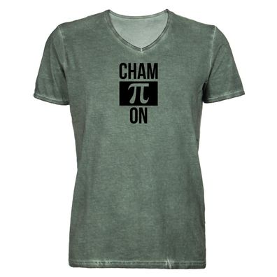 Herren T-Shirt V-Ausschnitt Champion Pi