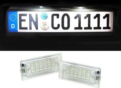 LED-Kennzeichenbeleuchtung BMW X5 E53 00-07 weiß 6000k
