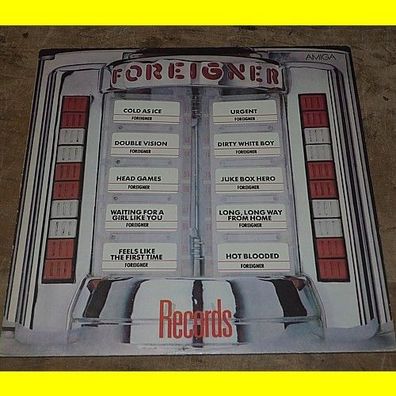LP - Foreigner - Amiga 856104 von 1985