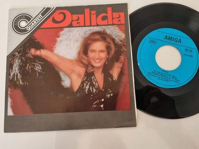 Dalida - Am Tag als der Regen kam 7'' Vinyl EP Amiga Quartett