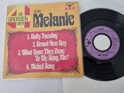 Melanie - Die grossen Vier/ Ruby Tuesday 2 x 7'' Vinyl Germany