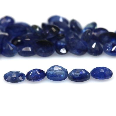 Thailand Sapphire oval Schliff 5 x 7 mm/ca. 1,10 - 1,20 Carat/ - 1 Stück (TS0110251)