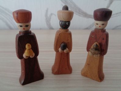 Erzgebirge--Christies Geburt-3 kleine Figuren
