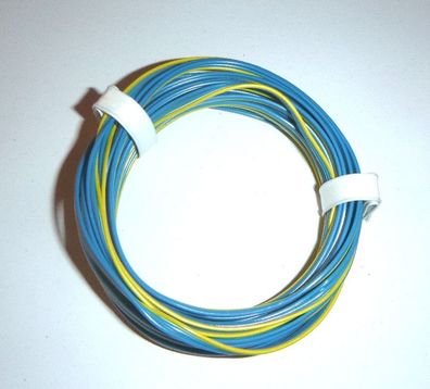 Brawa 3172, 3-adrig Flachbandkabel 5 Meter, blau / blau / gelb, Neu