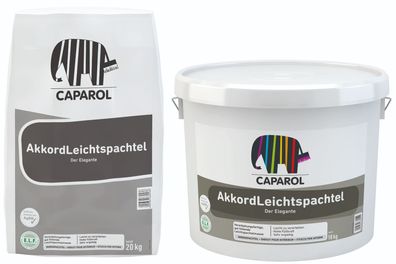 Caparol AkkordLeichtspachtel Sackware 20 kg naturweiß