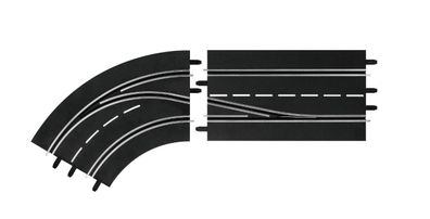 30362 Carrera Digital | Spurwechselkurve links, innen nach außen | 1:24