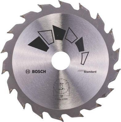 Bosch 2609256802 Kreissägeblatt Basic 130 x 2.2 x 20/16, Z18