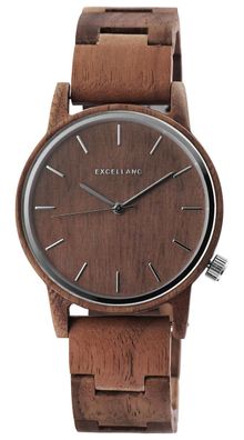 Excellanc 2800052-002 Herren-Armbanduhr aus Holz