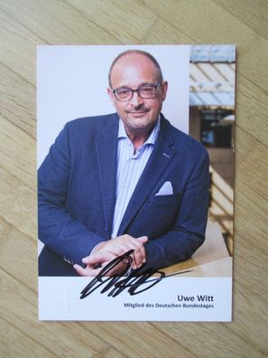 MdB AfD Politiker Uwe Witt - handsigniertes Autogramm!!