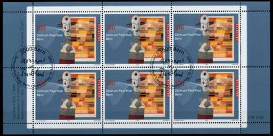 Schweiz BLOCK Kleinbogen 2000-2009 Nr 1922 ESST X6ED442