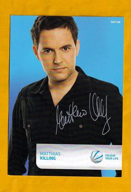 Matthias Killing (SAT1- Fernsehmoderator ) - persönlich signierte Autogrammkarte (2)