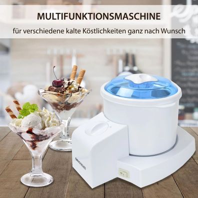 4in1 Eismaschine Joghurtbereiter Frozen Jogurt-Milchshake Maschine Flaschenkühler