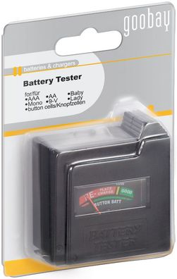 Batterietester - für Standardzellen und alle gängigen Knopfzellen