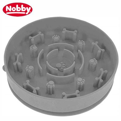Nobby Silikon Anti-Schling-Napf BONE - 16 cm rund Fressnapf Futternapf Hundenapf