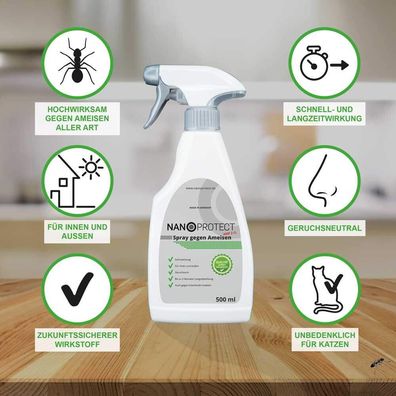 Spray gegen Ameisen - 500 ml