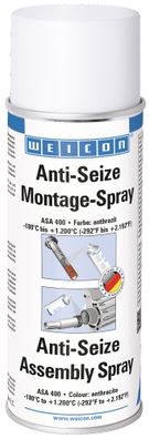Montagepaste Anti-Seize 400 ml anthrazit Spraydose WEICON