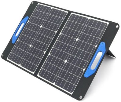 Faltbares Solarpanel 60W Solarladegerät Powerbank Multikristalline Solarmodul