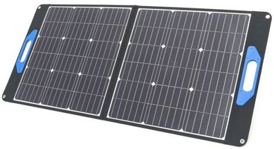 Faltbares Solarpanel 100W Solarladegerät Powerbank Multikristalline Solarmodul