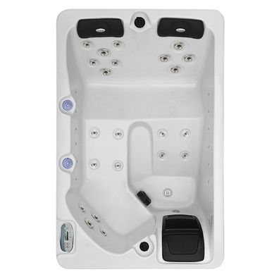 Outdoor Whirlpool Hot Tub mit Zusatz Isolierung Heizung Ozon LED für 3 Personen
