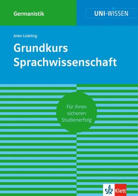Uni Wissen Grundkurs Sprachwissenschaft Germanistik, Sicher im Stud
