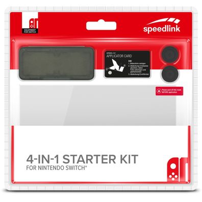 Speedlink Set Spielehülle Game-Case Display Schutz-Folie für Nintendo Switch