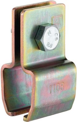 Aufhängeklemme -08 1408 Pro 400 STA verzinkt, gelb HELM