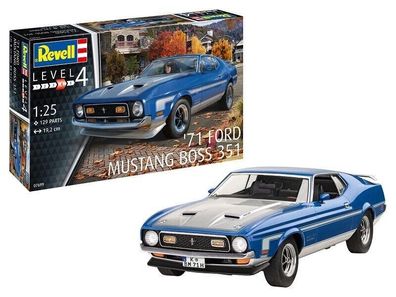 Revell ´71 Mustang Boss 351 in 1:25 Revell 07699 Bausatz