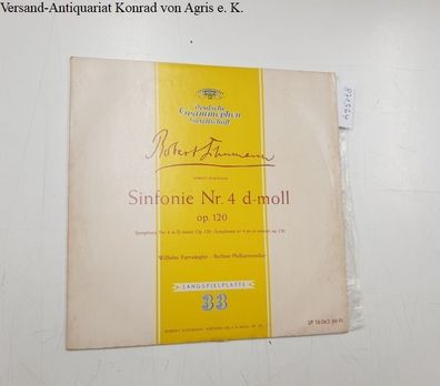 Sinfonie Nr. 4 d-moll : Wilhelm Furtwängler : Berliner Philharmoniker :