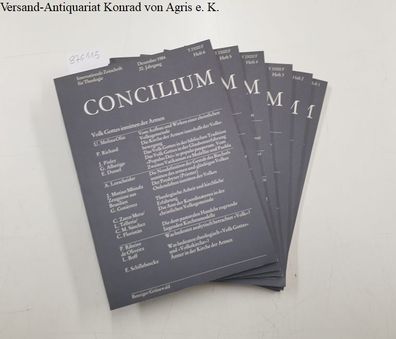 Concilium. Internationale Zeitschrift für Theologie, 20. Jahrgang, 1984, Komplett!