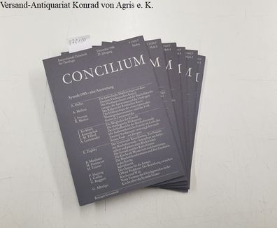 Concilium. Internationale Zeitschrift für Theologie, 22. Jahrgang, 1986, Komplett!