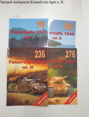 Panzerwaffe 1945 : Vol. I-IV : 4 Hefte : with English Text :
