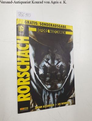 Rorschach DC Comis Before Watchmen, gratis : Sonderausgabe Brian Azzarello, Lee Berm