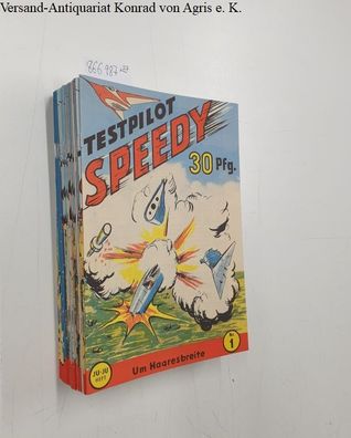Testpilot Speedy Nr. 1-27. Nachdruck, Ju-Ju Heft, Jupiter Verlag, Darmstadt