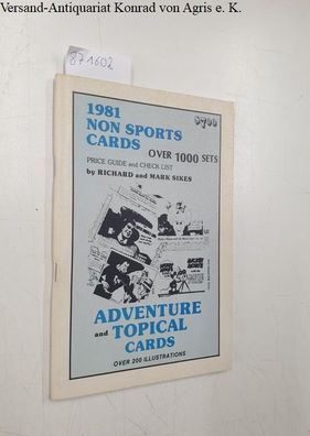 1981 Non sports cards, Adventure and Topical cards, over 1000 sets, Price guie and c