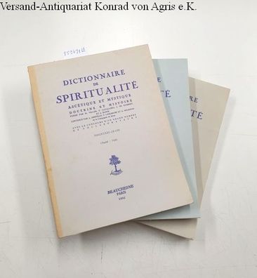 Dictionnaire de Spiritualité - Fascicules CII-CIII, CIV-CV et CVI-CVII [=Tome XVI Uba