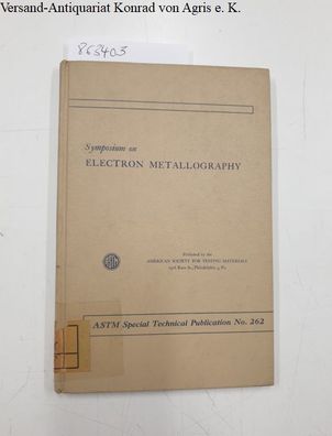 Symposium on Electron Metallography