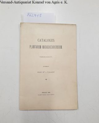 Catalogus Plantarum Madagascariensium : Fasciculus IV :